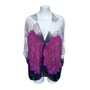 Desigual Floral Kimono Oversized Size XS